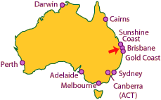 Mapa: Ubicación de Sarina Russo Schools (Australia) campus