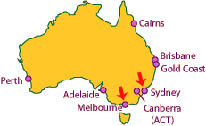 Mapa: Ubicación de William Angliss campus