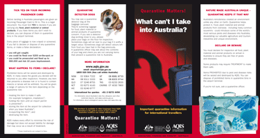 What can’t I take into Australia ?